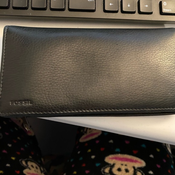 Fossil leather cheque wallet - Picture 6 of 6